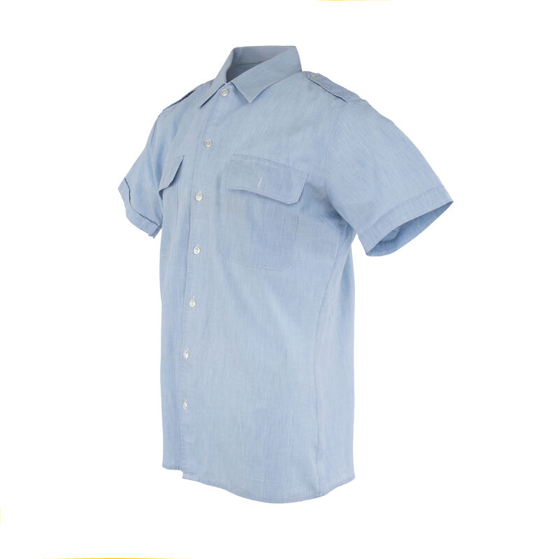 Dutch Army Light Blue Short Sleeve BDU Shirt | Issued, , large image number 2